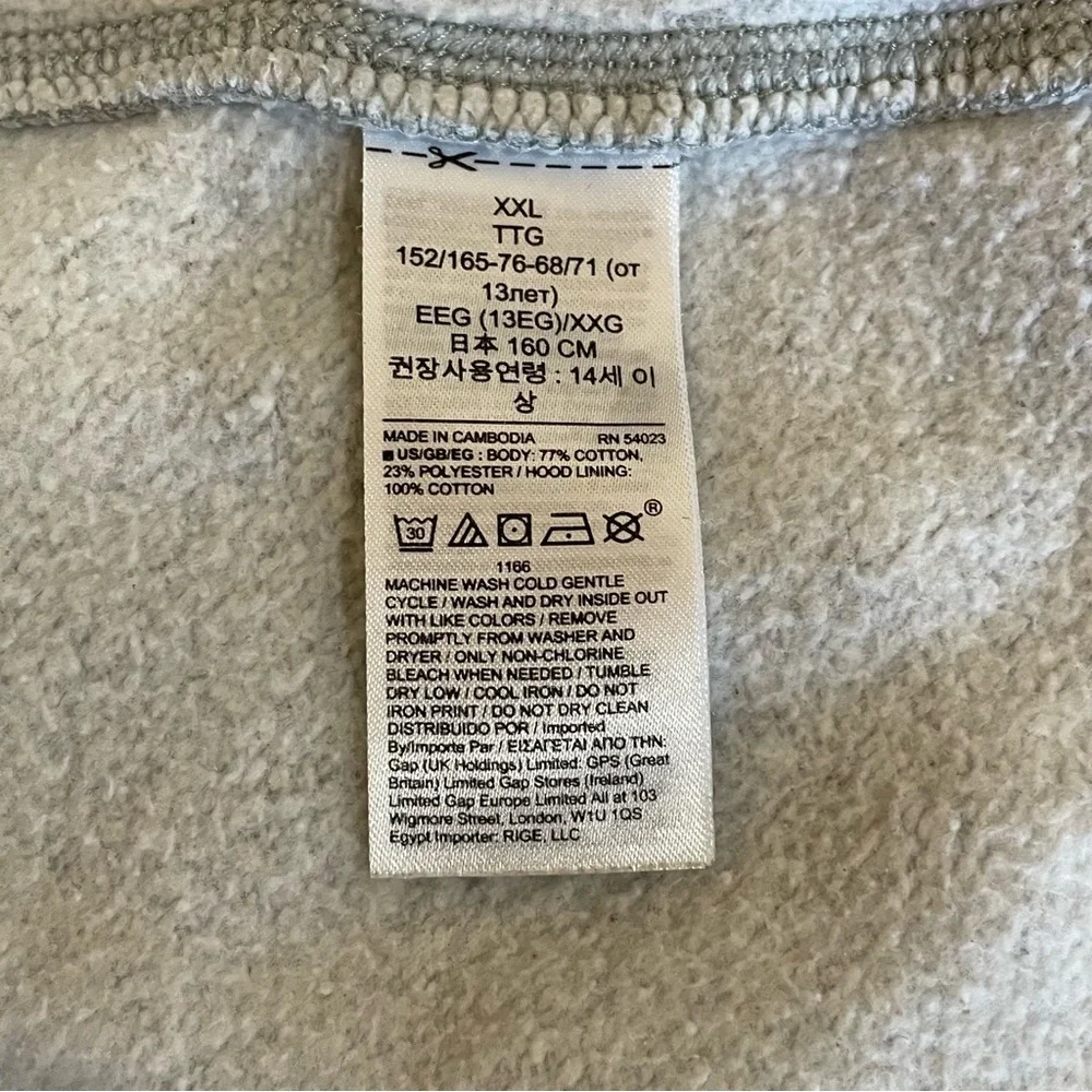 EUC GAP Kids Hoodie with Snow Capped Mountains